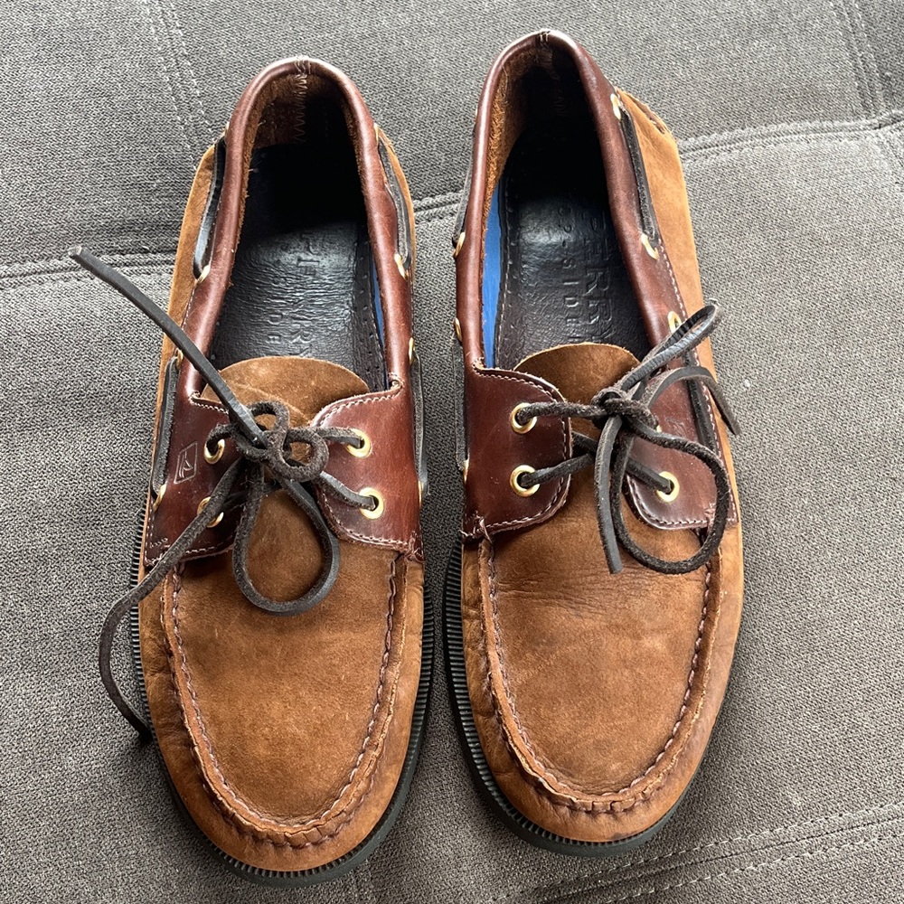 Sperry Top-Sider Classic Brown Leather Boat Shoes